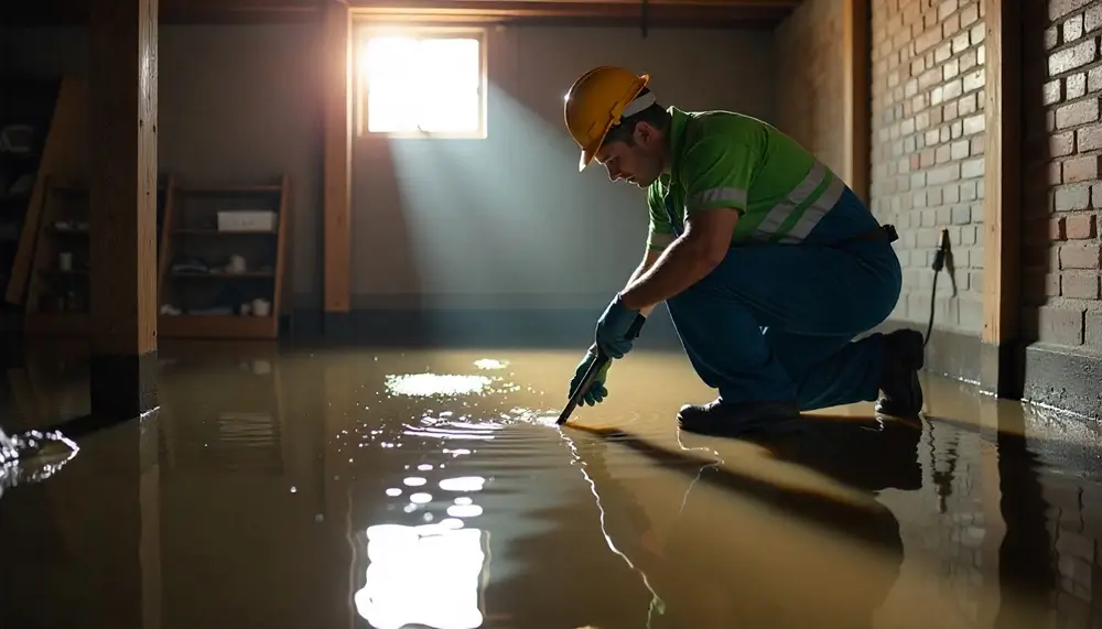Professional water damage restoration services in Sanderson, TX